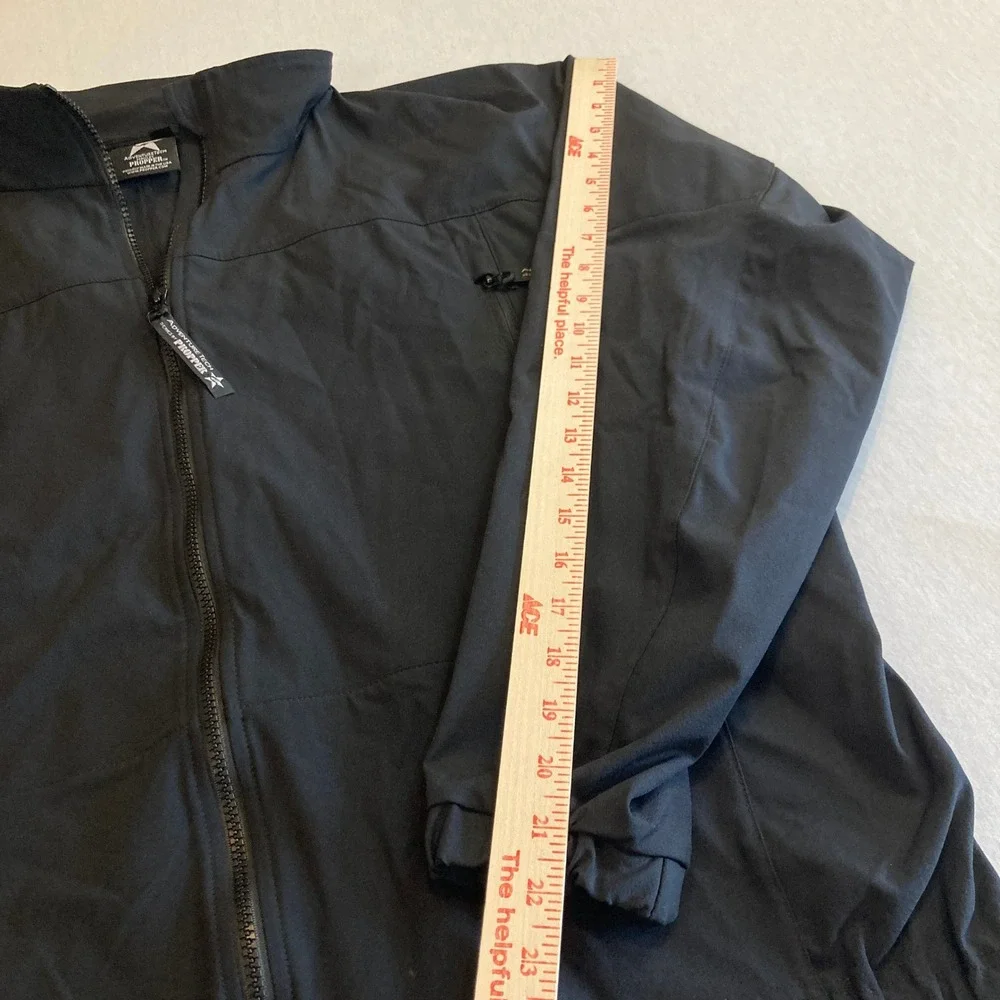 Propper Jacket Men L Adventure Tech Series Black Softshell Tactical Utility Zip